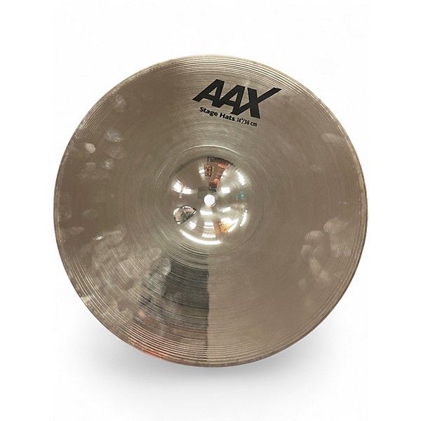 Used SABIAN 14in AAX Stage Hi Hat Pair Cymbal
