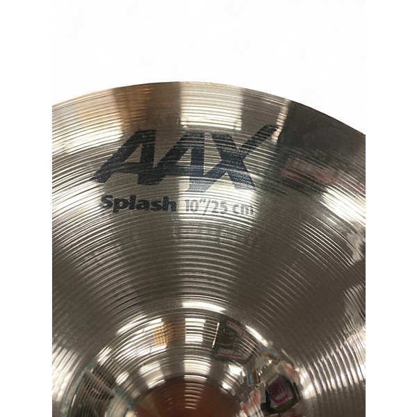 Used SABIAN 10in AAX Splash Brilliant Cymbal