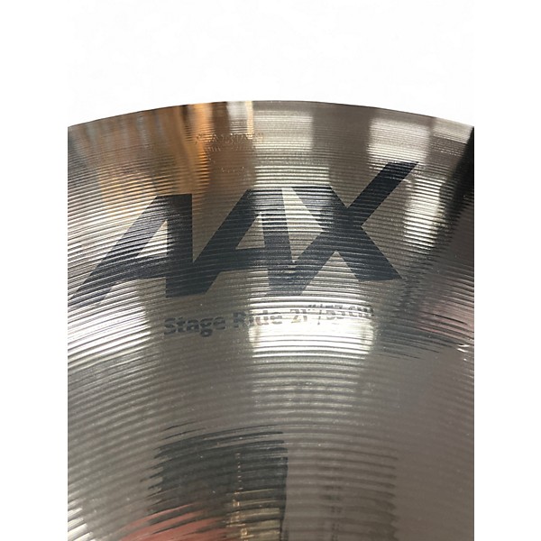 Used SABIAN 21in AAX Stage Ride Cymbal