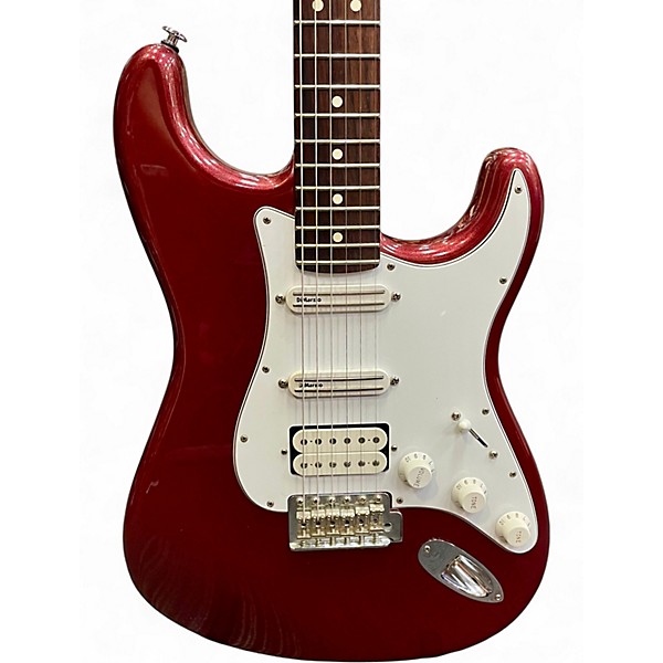 Used Fender American Performer Stratocaster HSS Aubergine Solid Body Electric Guitar