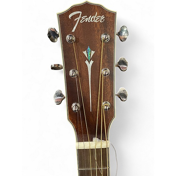 Used Fender Paramount PM-1 Standard Dreadnought Mahogany Acoustic Electric Guitar