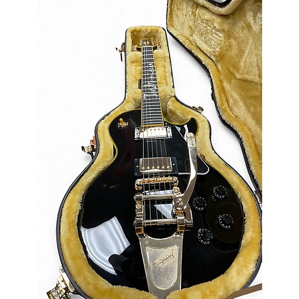 Used 2025 Epiphone  Joe Bonamassa '59 Les Paul Custom Black Solid Body Electric Guitar