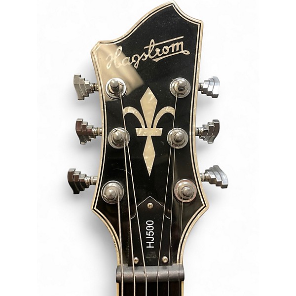 Used Hagstrom hj500 Natural Hollow Body Electric Guitar