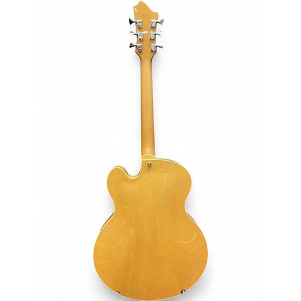 Used Hagstrom hj500 Natural Hollow Body Electric Guitar