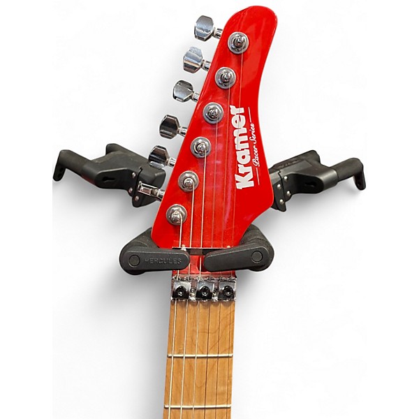 Used Kramer Pacer Classic Red Solid Body Electric Guitar