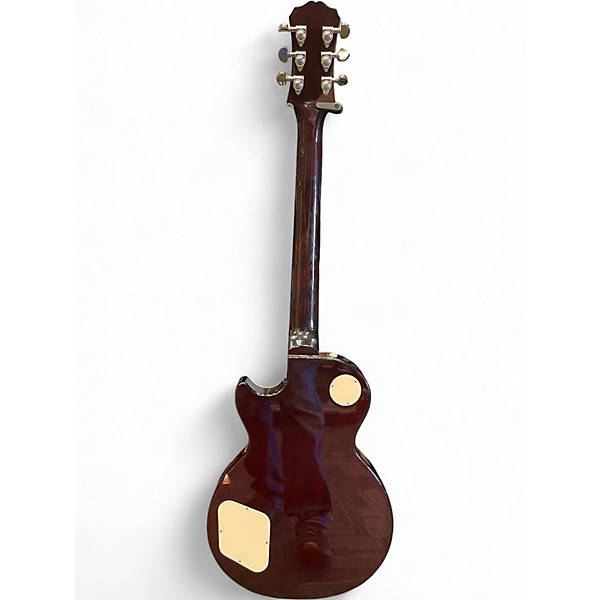 Used Epiphone Les Paul Tribute Plus Black Cherry Solid Body Electric Guitar