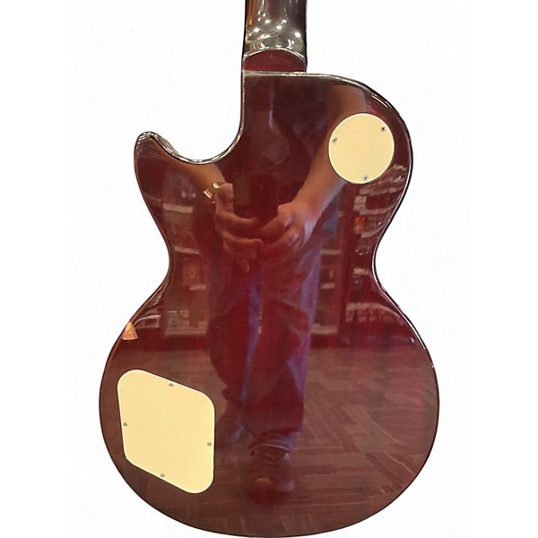 Used Epiphone Les Paul Tribute Plus Black Cherry Solid Body Electric Guitar