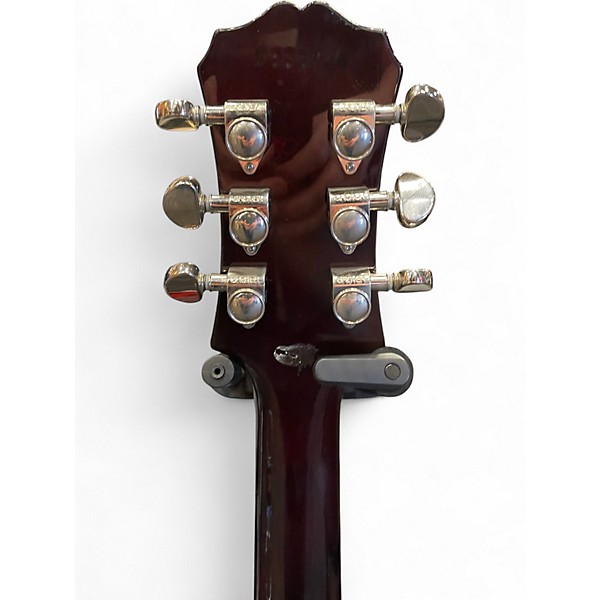 Used Epiphone Les Paul Tribute Plus Black Cherry Solid Body Electric Guitar