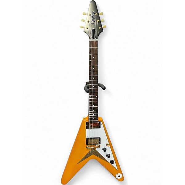 Used Epiphone INSPIRED BY GIBSON FLYING V Korina Solid Body Electric Guitar