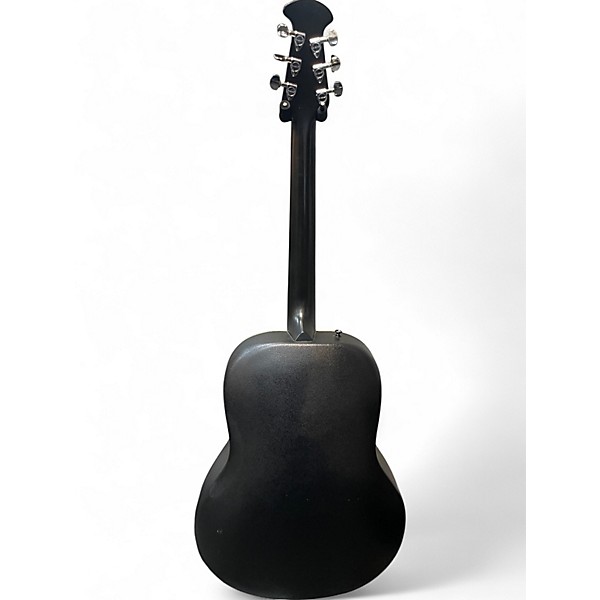 Used Ovation AA21 Black Acoustic Electric Guitar