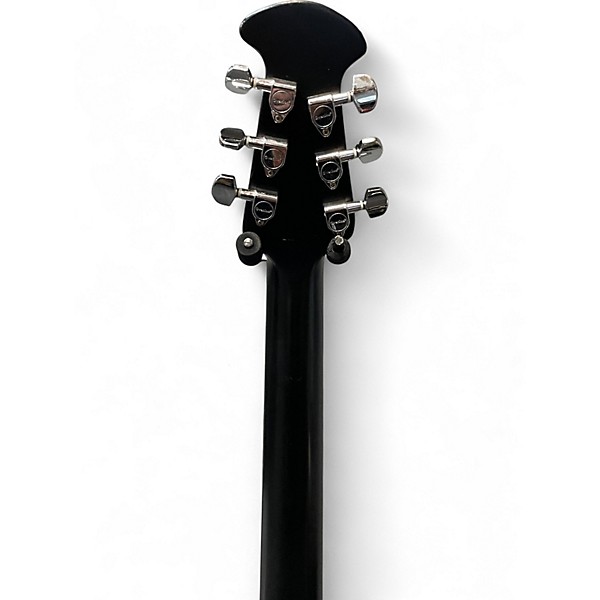 Used Ovation AA21 Black Acoustic Electric Guitar