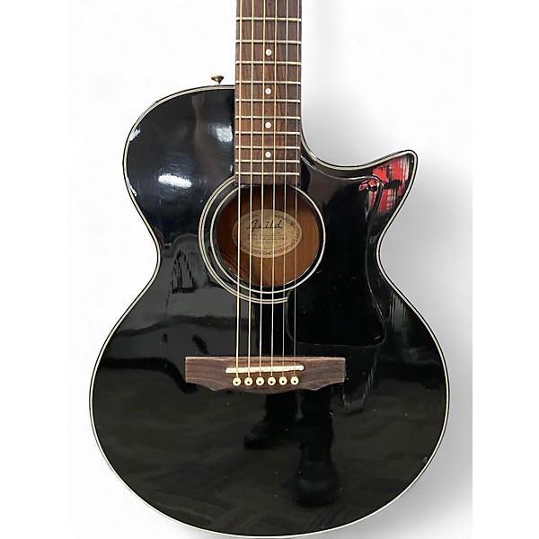 Vintage 1995 Guild SONGBIRD CE Black Acoustic Electric Guitar