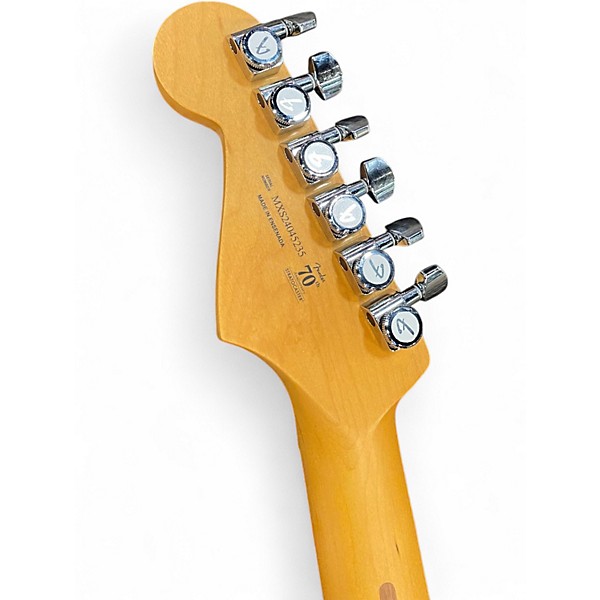 Used Fender PLAYER II stratocaster modified blue flame Solid Body Electric Guitar