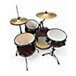 Used Ludwig 4 Piece Pocket Kit by Questlove Red Drum Kit