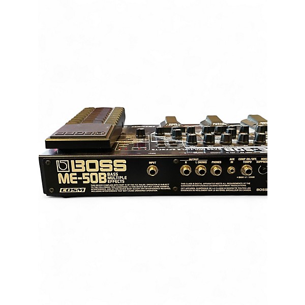 Used BOSS ME50B Bass Multi Bass Effect Pedal
