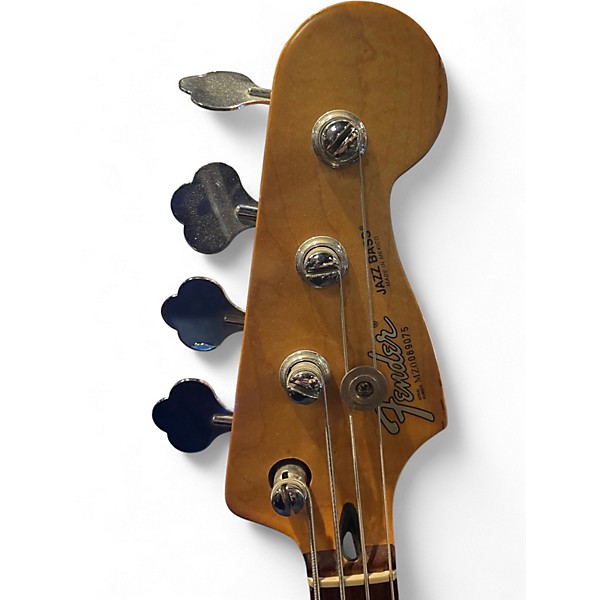 Used Fender Standard Fretless Jazz Bass Black Electric Bass Guitar