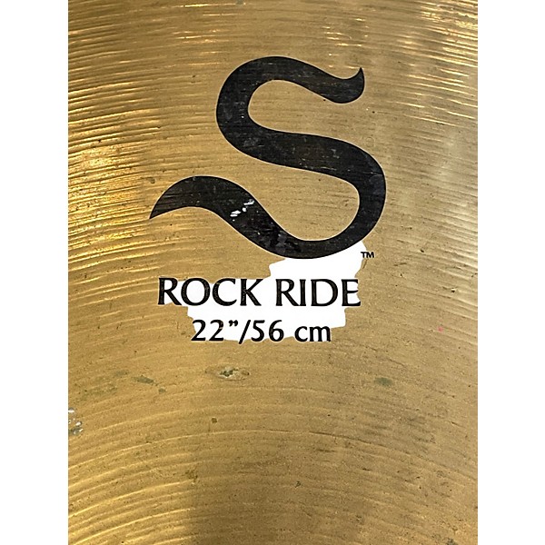 Used Zildjian 22in S Family Rock Ride Cymbal