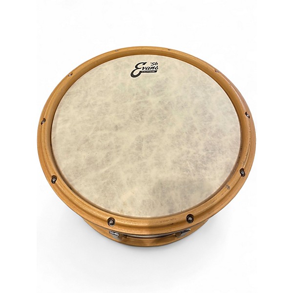 Used Pork Pie 7X14 Cherry Bubinga Natural Drum