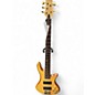 Used Schecter Guitar Research Stiletto Custom 5 String Natural Electric Bass Guitar thumbnail