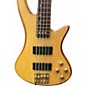 Used Schecter Guitar Research Stiletto Custom 5 String Natural Electric Bass Guitar