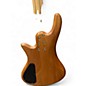 Used Schecter Guitar Research Stiletto Custom 5 String Natural Electric Bass Guitar