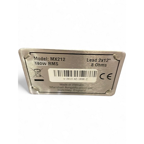 Used Marshall MX212 2x12 Guitar Cabinet