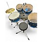 Used Ludwig 5 Piece Accent CS Blue Drum Kit
