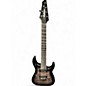 Used Jackson JS22-7 Dinky 7 String Black and Silver Solid Body Electric Guitar thumbnail