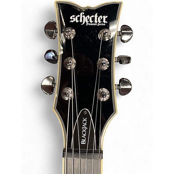 Used Schecter Guitar Research SOLO 2 BLACKJACK Black Solid Body Electric Guitar