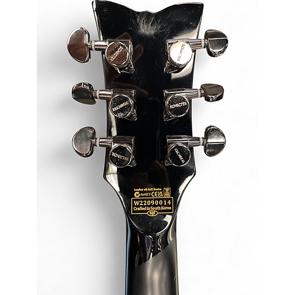Used Schecter Guitar Research SOLO 2 BLACKJACK Black Solid Body Electric Guitar