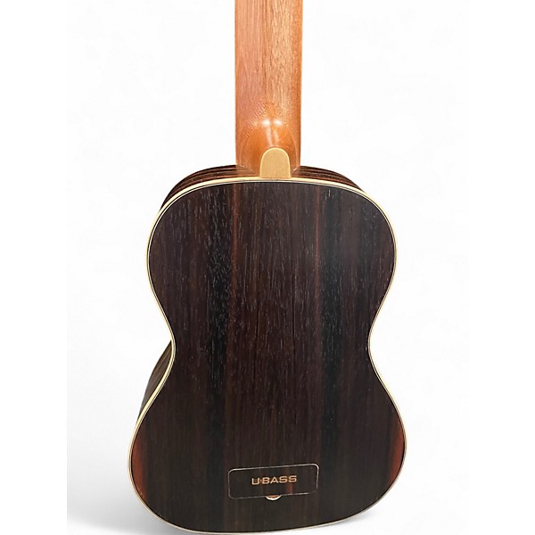 Used Kala Ubass Bass STRIPED BROWN Ukulele