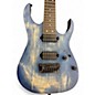 Used Ibanez RG7321 7 String Weathered Blue Solid Body Electric Guitar