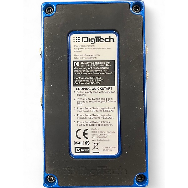 Used DigiTech JMSXT JamMan Solo XT Looper Pedal