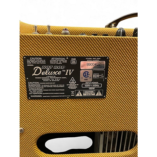 Used Fender Hot Rod Deluxe 40W 1x12 Tube Guitar Combo Amp