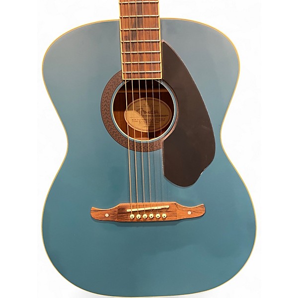 Used Fender Tim Armstrong Hellcat BLUE Acoustic Electric Guitar