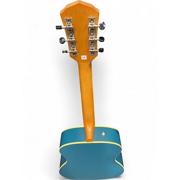 Used Fender Tim Armstrong Hellcat BLUE Acoustic Electric Guitar