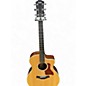 Used Taylor 214ceDLX Natural Acoustic Electric Guitar