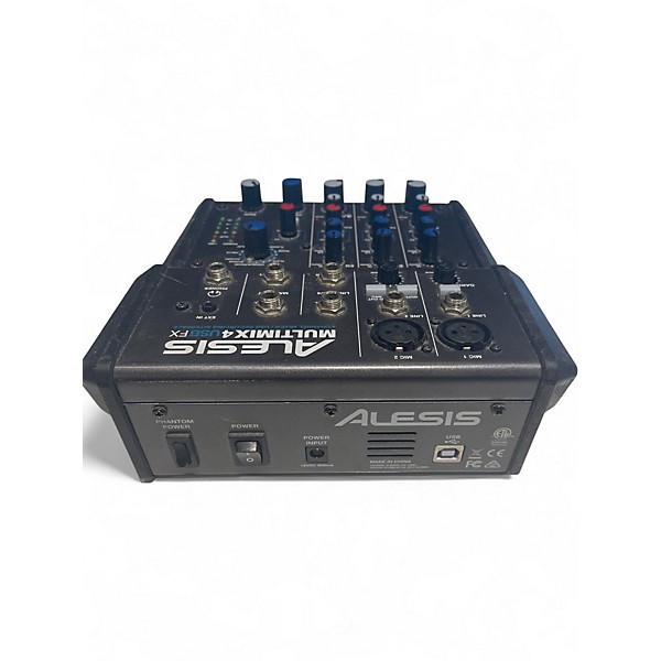 Used Alesis MultiMix 4 USB FX 4-Channel Unpowered Mixer