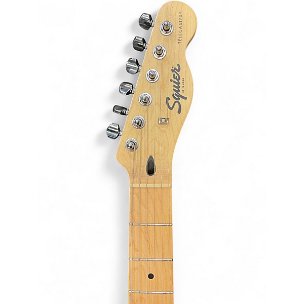 Used Squier SONIC TELECASTER Yellow Solid Body Electric Guitar