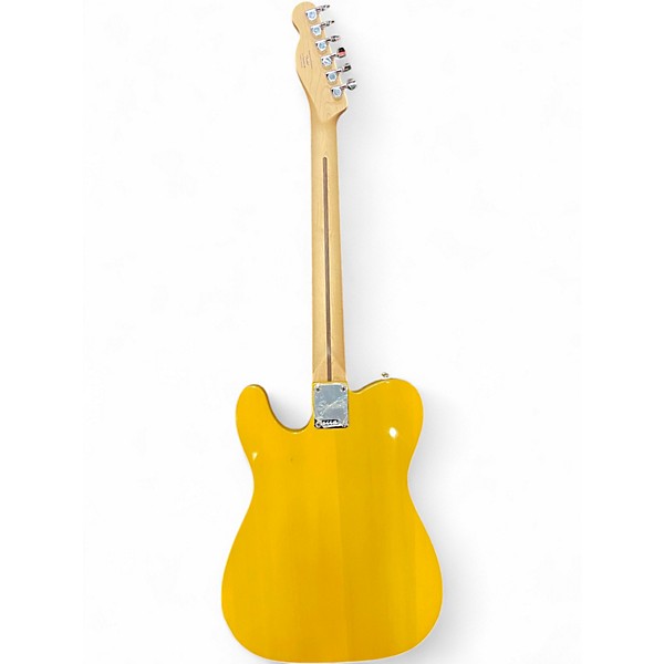 Used Squier SONIC TELECASTER Yellow Solid Body Electric Guitar
