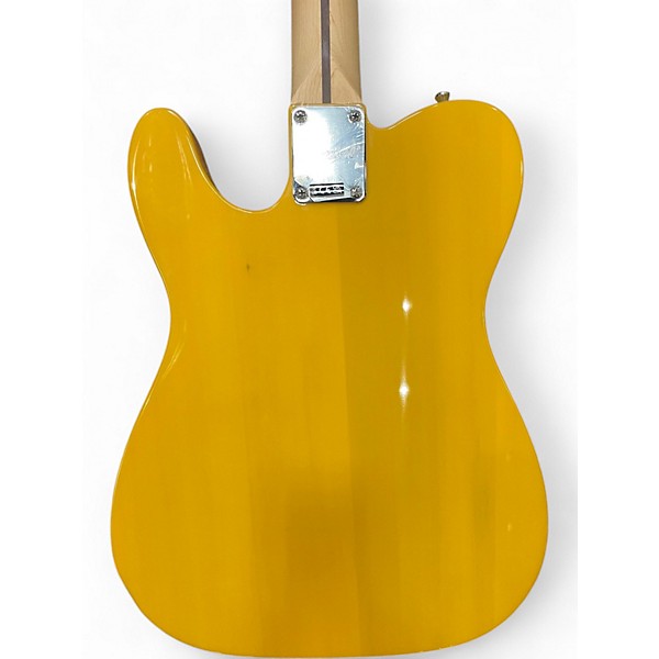 Used Squier SONIC TELECASTER Yellow Solid Body Electric Guitar