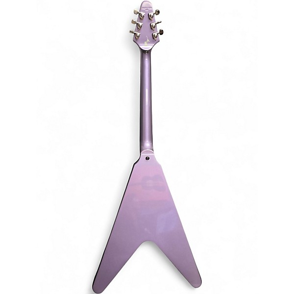 Used Epiphone KIRK HAMMET 1979 FLYING V METALLIC PURPLE Solid Body Electric Guitar