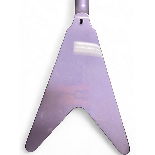 Used Epiphone KIRK HAMMET 1979 FLYING V METALLIC PURPLE Solid Body Electric Guitar