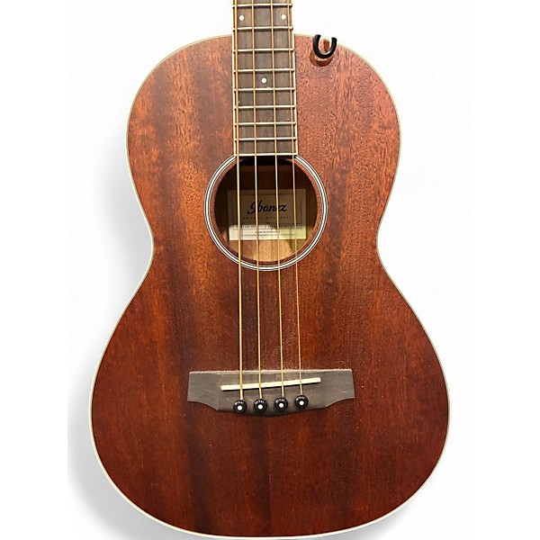 Used Ibanez PNB14E OPEN PORE NATURAL Acoustic Bass Guitar