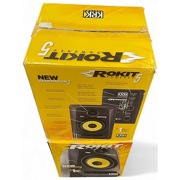 Used KRK ROKIT 5 Gen 3 3-Way Pair Powered Monitor