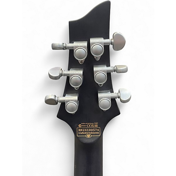Used Schecter Guitar Research C1 Platinum Gray Solid Body Electric Guitar