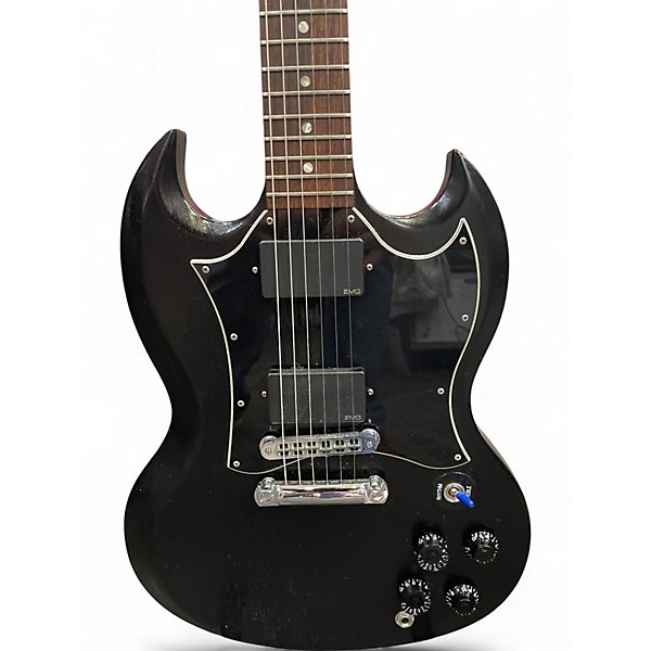 Used Gibson SG BLACK Solid Body Electric Guitar