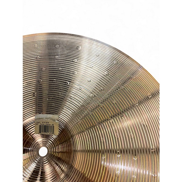 Used SABIAN 16in B8 Crash Cymbal