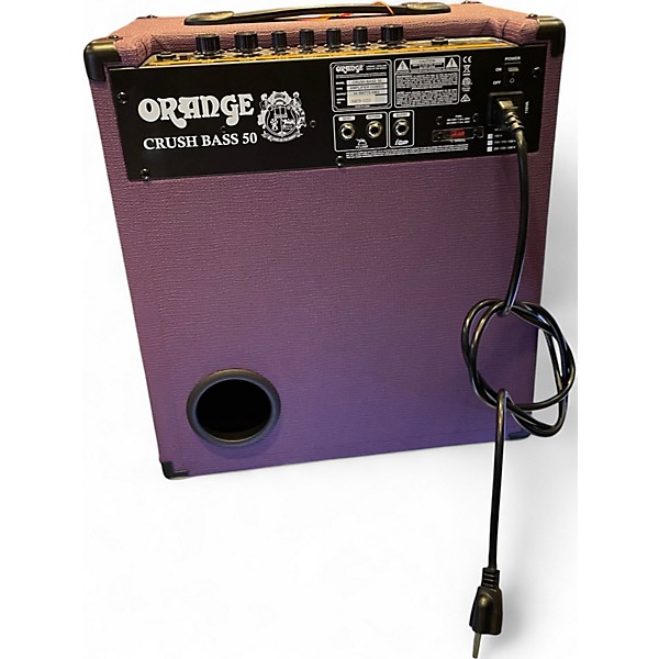 Used Orange Amplifiers CRUSH BASS 50 LIMITED EDITION Bass Combo Amp