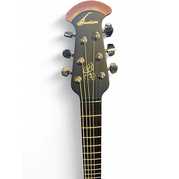 Used Ovation Demented Series DJA34-CHB Bones Acoustic Electric Guitar